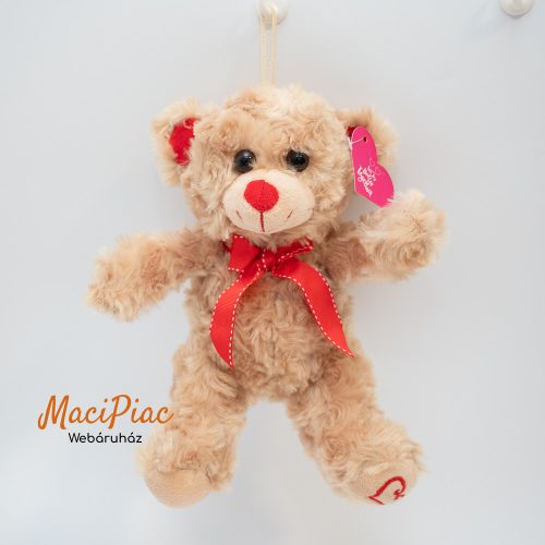 Valentin napi plüss maci (Akasztós) Címkés!