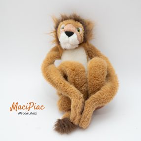   Hosszú végtagú plüss oroszlán tépőzáras mancsokkal London Wild Republik