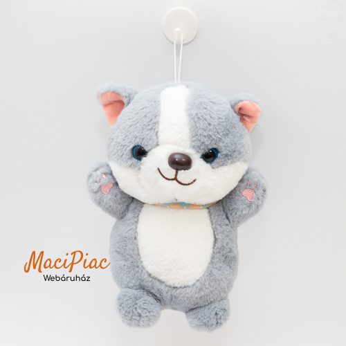 Plüss Husky kölyök kutya (akasztós)