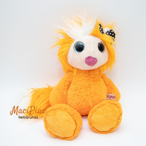 Eredeti Nici Toys plüss nagy csillogó szemű NICI Ayumi Be You: Secret NICI Ayumi: narancssárga színben 