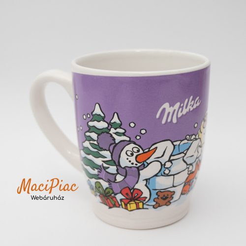 Eredeti porcelán MILKA bögre WEIHNACHTSBECHER EDITION N14 Karácsonyi, Mikulásos 3 dl 