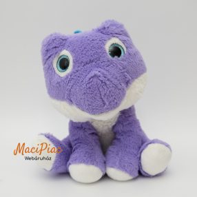   Plüss Penny Dinómánia széria lila dinoszaurusz dínó plüssfigura allosaurus csillogó szemű