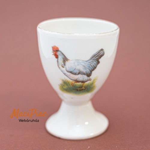 Porcelán lágytojástartó, tojástartó 