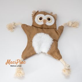 Kutyajáték bagoly alakú kötél végekkel Új! 