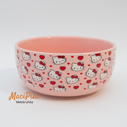 Dolomit anyagú műzlistál Hello Kitty Sanrio License 2026 mintás rózsaszín Új! 