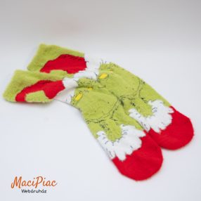 Grincs puha zsenília magaszsárú zokni 38-39-es