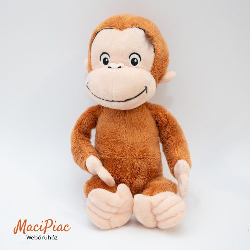 Plüss majom Curious George bajkeverő majom mesehős Ritkaság!