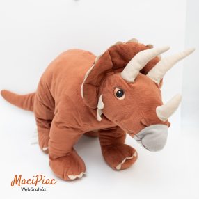   Plüss IKEA JÄTTELIK triceratopsz dínó, dinoszaurusz 75 cm 2007-es (barna)
