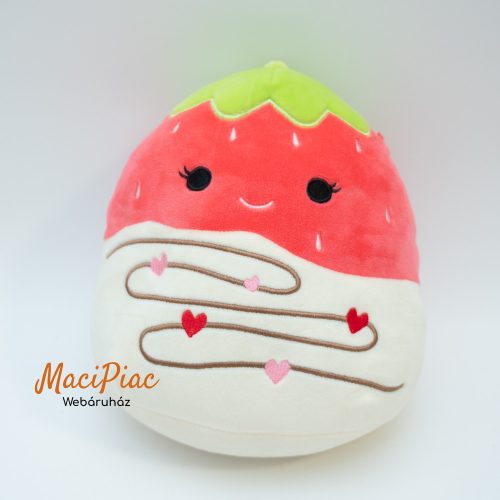 Plüss Original Squishmallows puha figura, Scarlet, az eper Keel Toys 