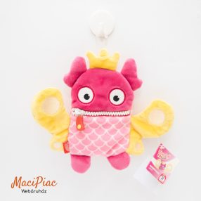   Schmidt Spiele - Gondevő Sorgenfresser Nessy plüss (rózsaszín-sárga) közepes Új, címkés!