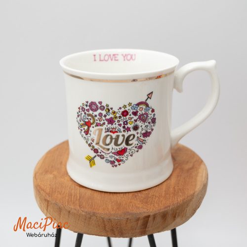 Sheepworld "Love" porcelán bögre, amely a "my beautytree" kollekció része