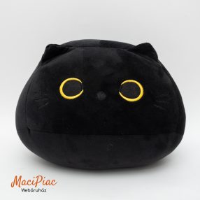 Puha plüss fekete macska párna JOCCIK