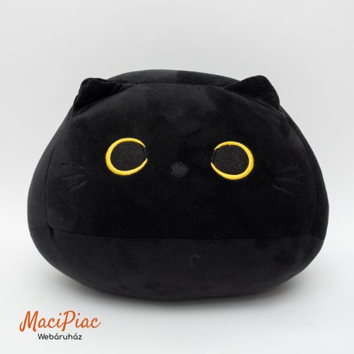 Puha plüss fekete macska párna JOCCIK