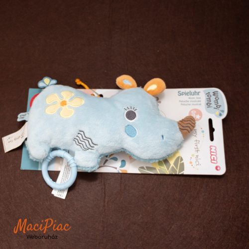 My First Nici Toys Manuffi, az orrszarvú plüss, felhúzható, 2D-s zenélő Új! 