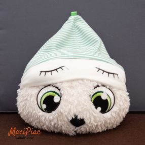   Bagoly plüssfigura hálósapkával Nici Toys NICI Schlafmützen, Édes Álom plüss párna, alvóbarát Neve: Pandalino medve