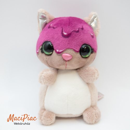 NICI márkájú Nicidoos kollekció plüss Maffle nevű "szörpös cica" (Sirup Cat)