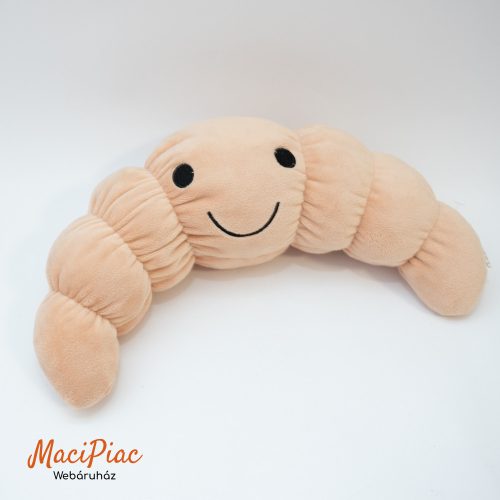 Plüss aranyos croissan péksütemény 