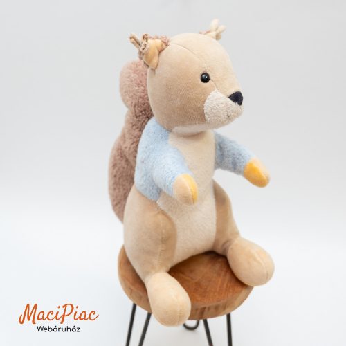 Finom puha plüss Edgar, a mókus a Sterntaler márka baváknak (zörög)