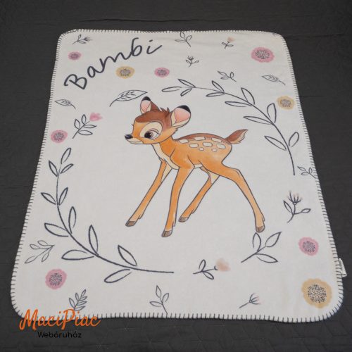 Bambi őzike mintás baba pléd, finom puha takaró Disney Cievercare