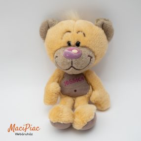   Diddl Pimboli plüss maci Jessice hímzett felirattal a hasán