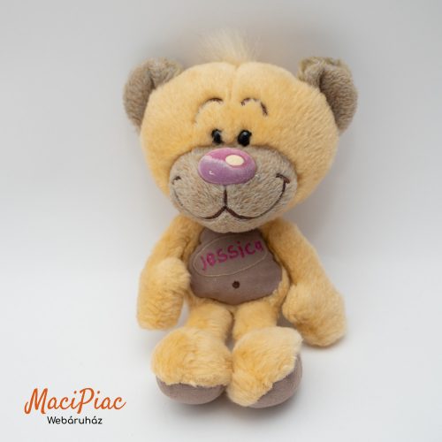 Diddl Pimboli plüss maci Jessice hímzett felirattal a hasán
