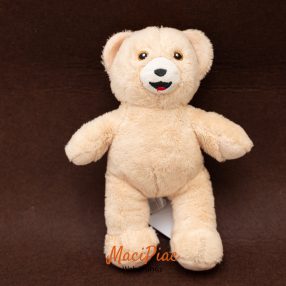 Édes puha plüss maci Coccolino hímzett talppal