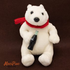 Coca-Cola ülő plüss jegesmedve Hong Kong 