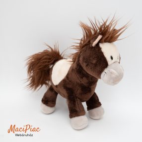   NICI Horse Club kollekció plüss barna ló, paci, póni Kapoony a neve (lábán megáll)