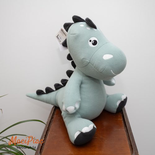 Turkey MIGROS XMAX Plush Soft Toy Dinosaur Triceratops plüss zöld nagy dínó, dinoszaurusz újszerű!