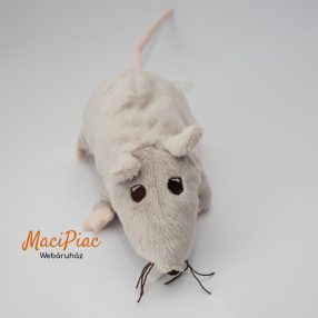 Ikea Gosig Minnen Ratta világosszürke plüss patkány 