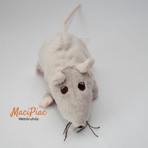 Ikea Gosig Minnen Ratta világosszürke plüss patkány 