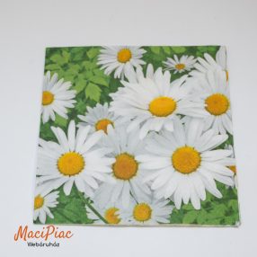   Margaréta vagy kamilla virág mintás szalvéta Atelier 33x33 cm 20 darabos 3 rétegű Német