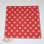 Piros alapon fehér pöttyös mintás szalvéta Atelier 33x33 cm 3 rétegű Német