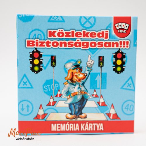 Közlekedj Biztonságosan!!! Memória kártya! Új! 34 lapos