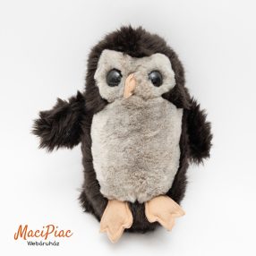 Plüss fekete bagoly Sigikid (finom puha) 80-90-es évekből