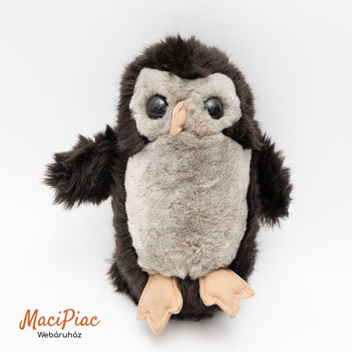 Plüss fekete bagoly Sigikid (finom puha) 80-90-es évekből