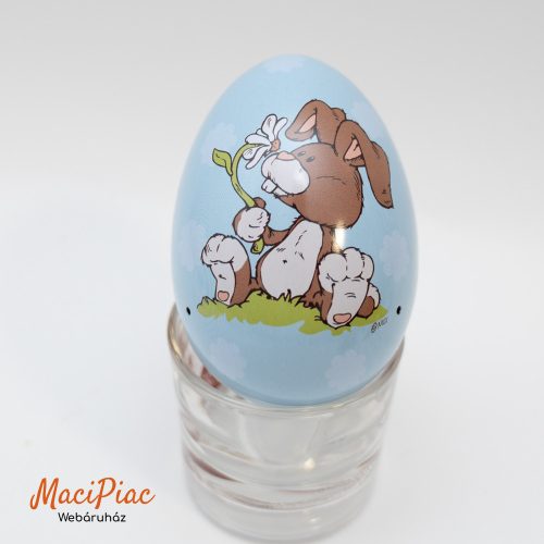 Húsvéti szétválasztható fém tojás bonbonier, dekoráció NICI márka