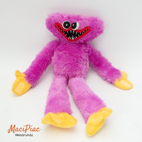 Plüss szörny, lila, Huggy wuggy poppy playtime pluszowa zabawka 