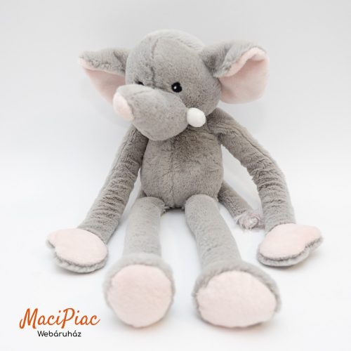 Hosszú végtagó, akasztható puha plüss elefánt Keel Toys