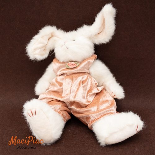 Plüss Sara, a fehér nyuszi a Ty 1993 Attic Treasures kollekciójából, forgatható minden végtagja Igazi padláskincs! 