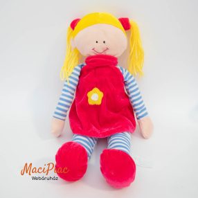 Rongy baba szőke hajjal 