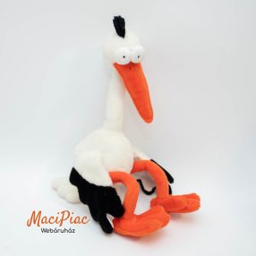 Élethű plüss gólya HEYE lábai , nyaka hajlítható 1995