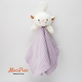   Plüss bari, bárnyos szundikendő, alvókendő, alvóka, rongyi, nyunyóka "Little Lamb Lovey" (levendula lila) TJ Maxx áruházból