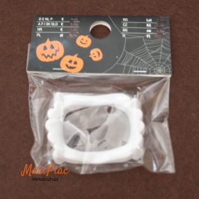  Műanyag hajlékony vámpírfog, jelmezkiegészítő fog gyereknek Halloween Új!