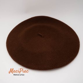   Klasszikus barna női svájcisapka, más néven barett sapka tiszta gyapjú KANGOL Angol