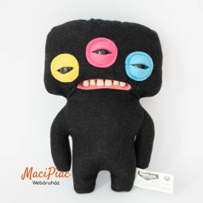   Plüss Fuggler, problémás szőrny,  fekete, emberi fogak 22 cm magas 2018-2023