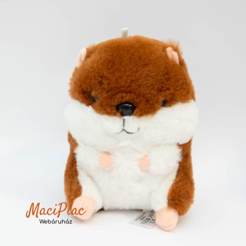 Plüss aranyhörcsög, hörcsög csillogó szemekkel, akasztóval (francia) SANDY 