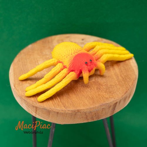 Sárga hajlékony gumi pók Új!