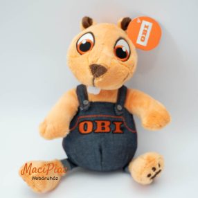 Plüss OBI hód Címkés! 