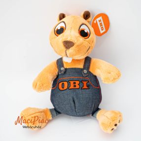 Plüss OBI hód Címkés! 